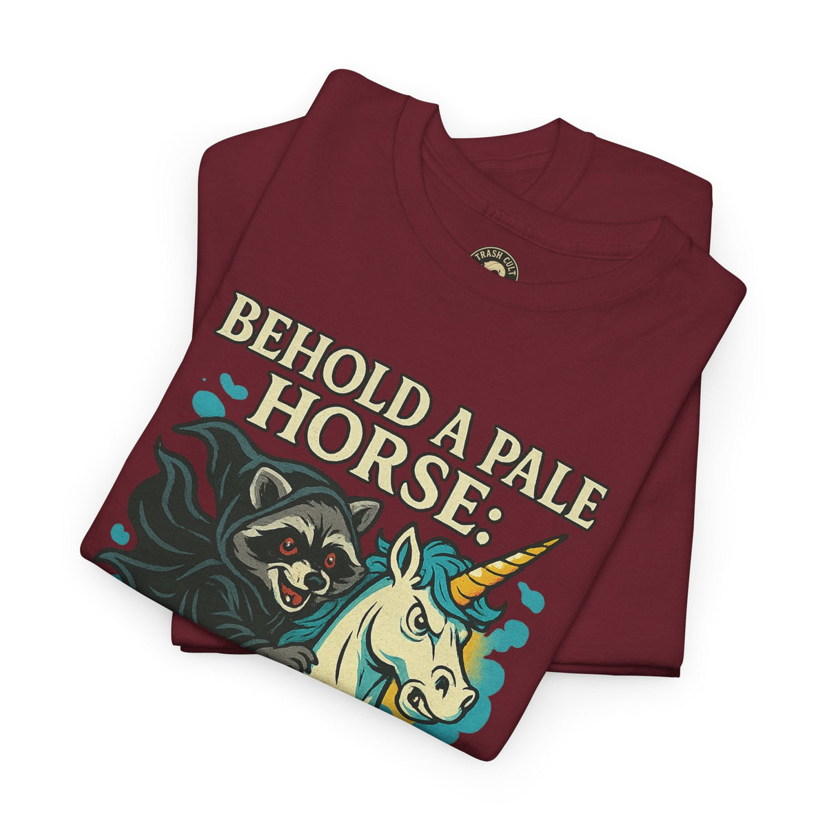 Behold a Pale Horse – Raccoon of Death Shirt | Gildan 5000 Unisex Tee