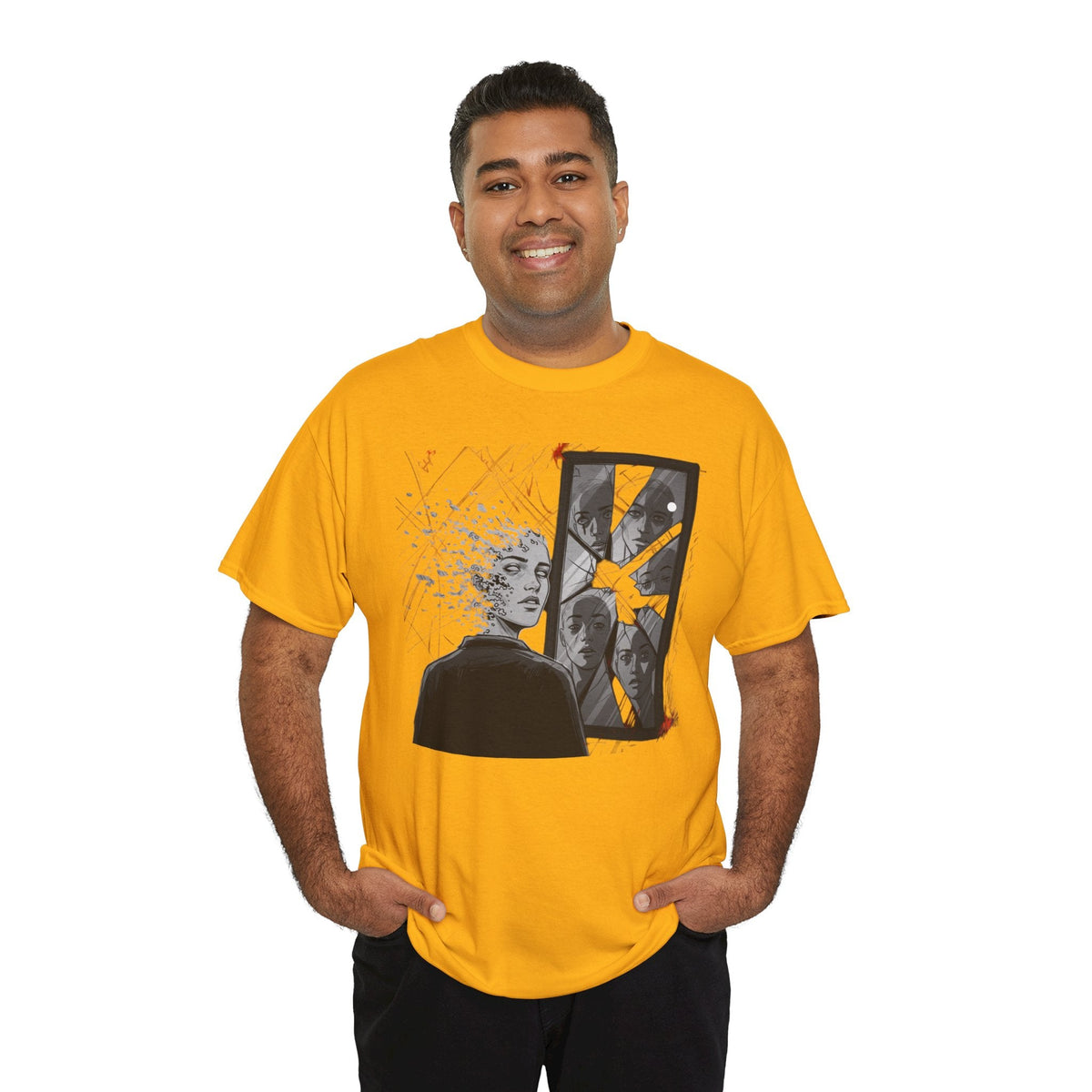 Xian Allen x Trash Cult Shirt – “Don’t Look Too Close” | Surreal Dark Art T-Shirt