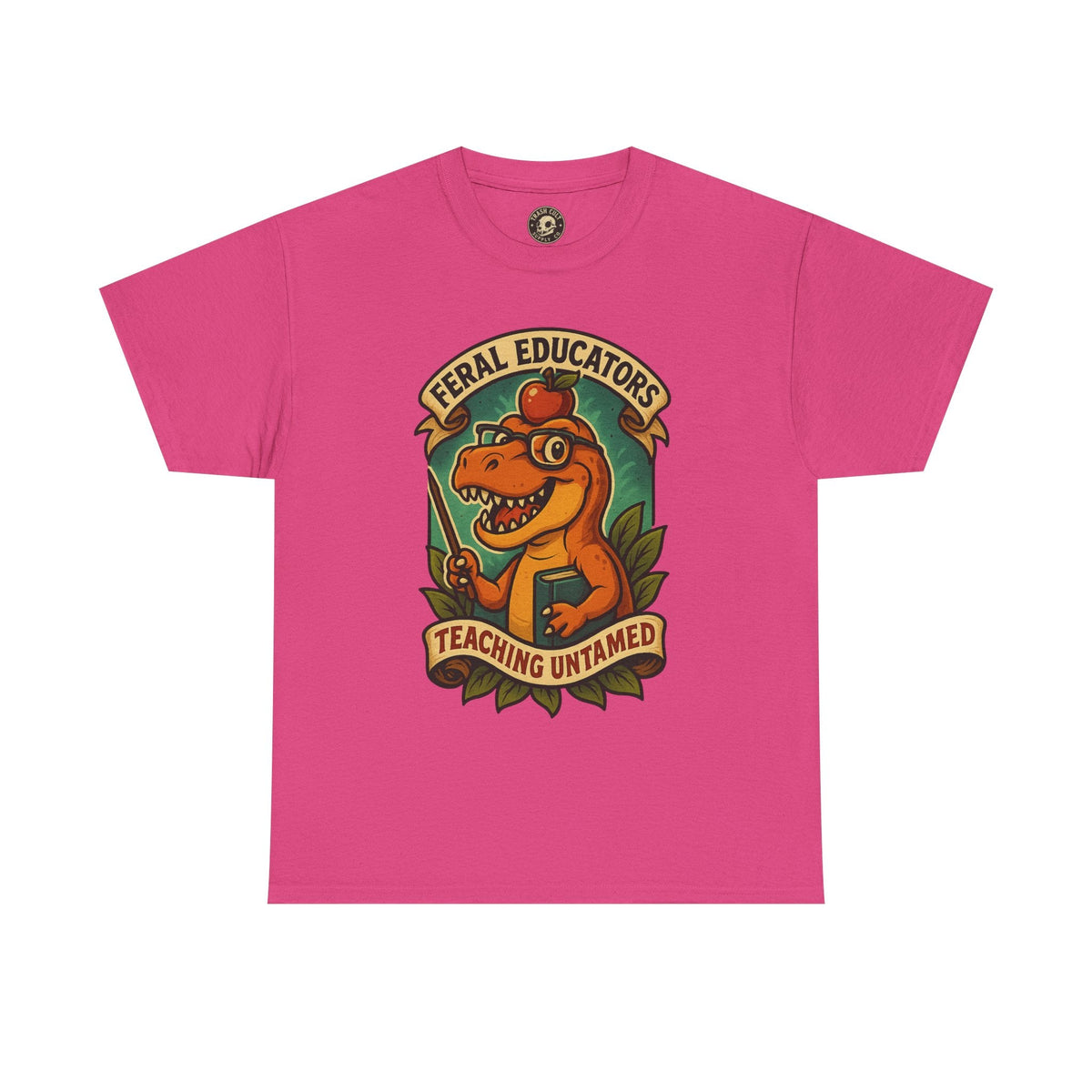 Feral Educators Tee, Fun Teacher Shirt, Unisex Cotton Tee, Gift for Educators, Classroom Apparel, Teacher Appreciation Day