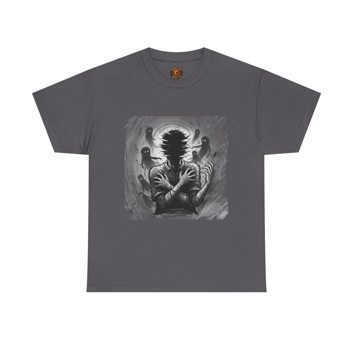Xian Allen x Trash Cult Shirt – “Don’t Let Them In” | Ghost Spiral Emotional Horror Tee