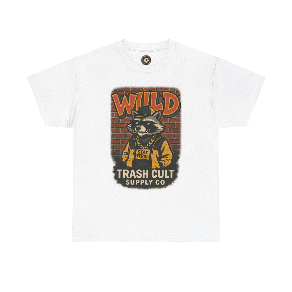 Wild Trash Cult Unisex Tee, Retro Animal T-Shirt, Graphic Tee, Eco-Conscious Apparel, Gift for Nature Lovers, Casual Streetwear