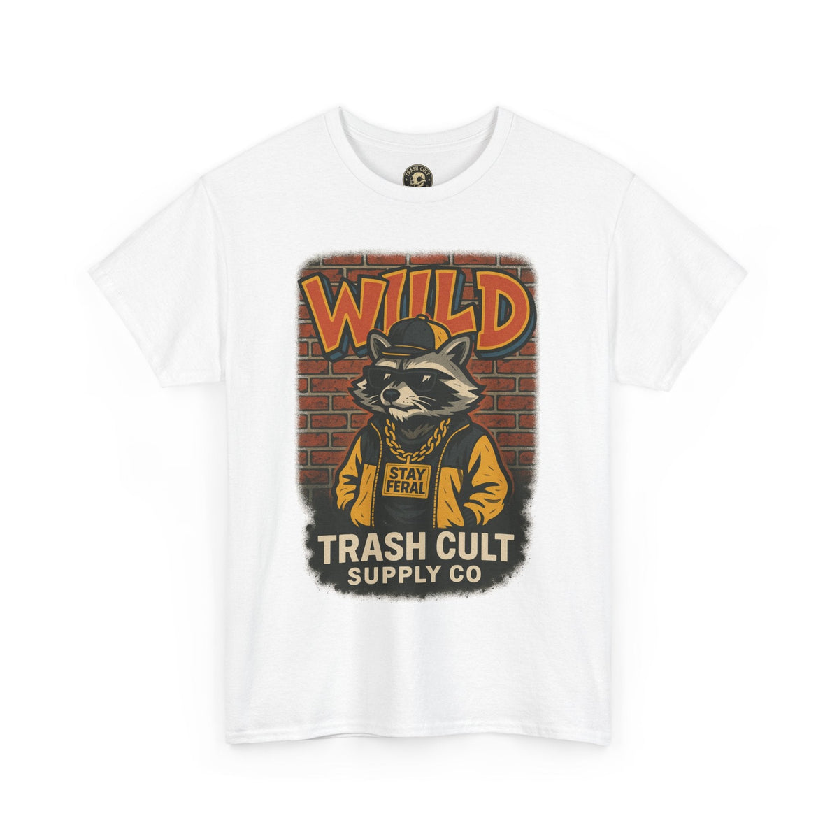 Wild Trash Cult Unisex Tee, Retro Animal T-Shirt, Graphic Tee, Eco-Conscious Apparel, Gift for Nature Lovers, Casual Streetwear