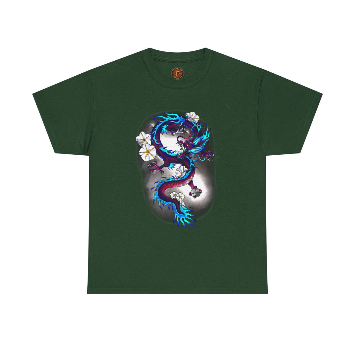 Electric Dragon Tattoo T-Shirt – Lara Davenport x Trash Cult Supply Co. Collab (Gildan 5000)