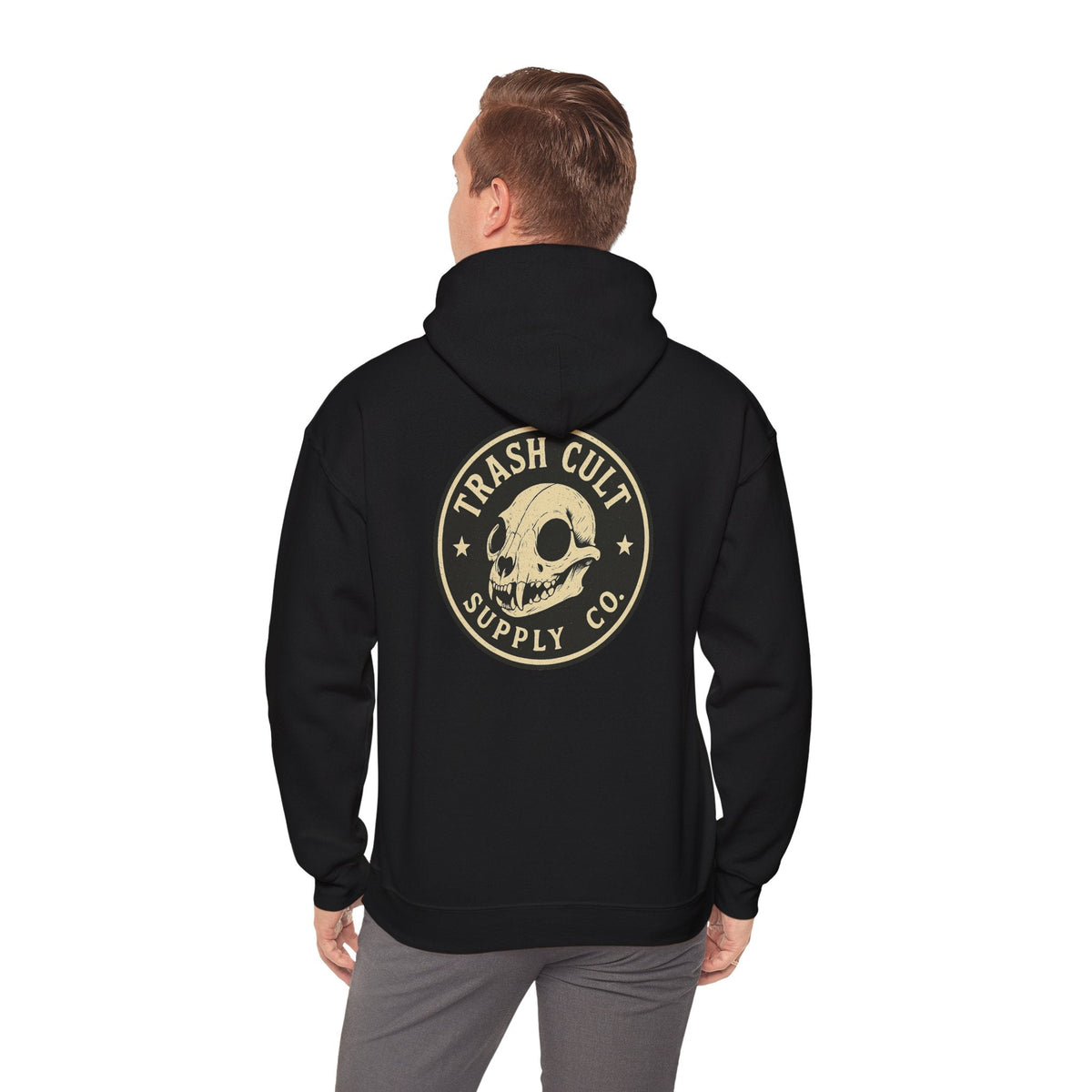 Gothic Cult Hoodie – Unisex Heavy Blend™ Sweatshirt, Perfect for Halloween, Alternative Fashion, Streetwear, Gift for Friends