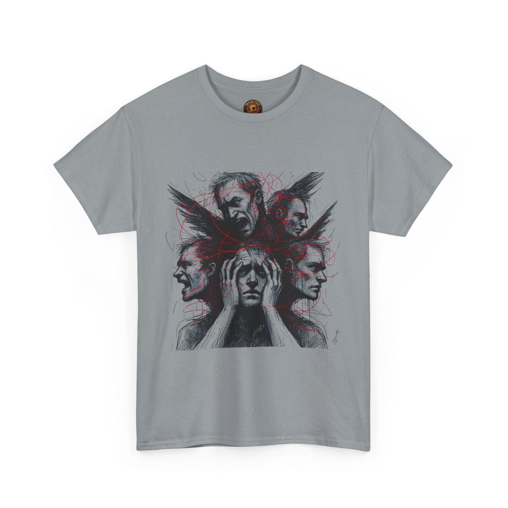 Xian Allen x Trash Cult Shirt – “Loud Inside My Head” | Dark Illustrative Art Tee