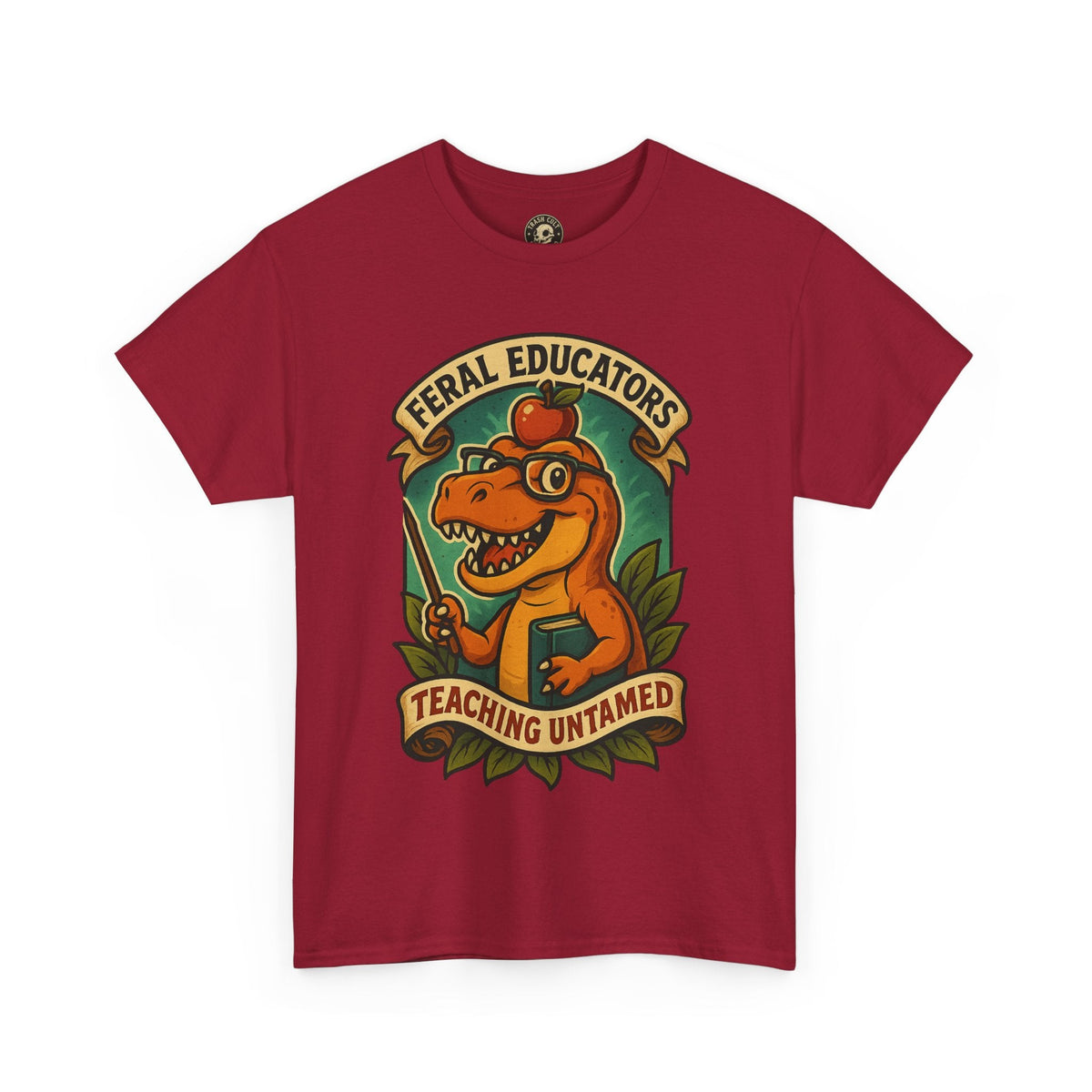 Feral Educators Tee, Fun Teacher Shirt, Unisex Cotton Tee, Gift for Educators, Classroom Apparel, Teacher Appreciation Day