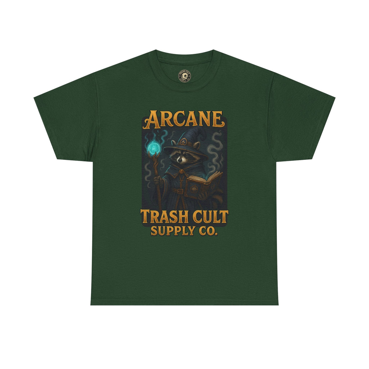 Arcane Trash Cult Unisex Heavy Cotton Tee, Cult Merchandise, Witchy Style, Halloween Tee, Casual Everyday Wear