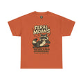 Feral Moans Unisex Heavy Cotton Tee, Funny Graphic Tee, Animal Lover Shirt, Casual Wear, Gift for Nature Enthusiasts