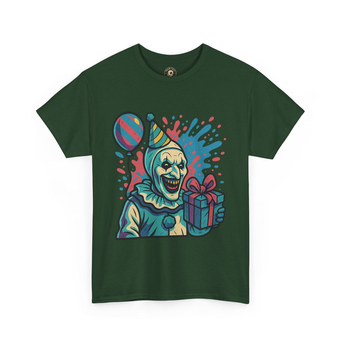 Art the Clown Birthday Shirt – New School Graffiti Horror Tee on Gildan 5000