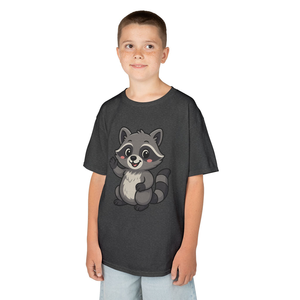 Cute Raccoon Kids T-Shirt, Fun Animal Graphic Tee for Boys and Girls, Birthday Gift, Playful Party Wear, Everyday Casual Shirt, Nature [...]