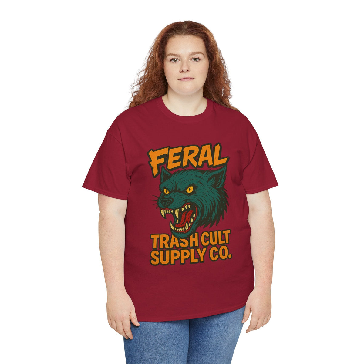 FERAL Wolverine Shirt – Trash Cult Graffiti Tee (Gildan 5000)