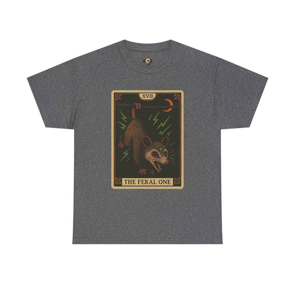 Feral One Graphic Tee - Quirky Unisex T-Shirt, Vintage Inspired, Animal Art, Casual Wear, Gifts for Him/Her