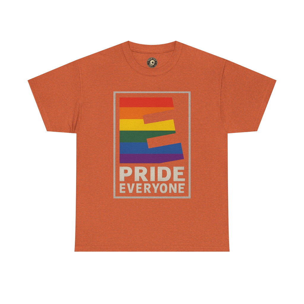 Pride “E for Everyone” T-Shirt – LGBTQ+ Inclusivity Graphic | Gildan 5000