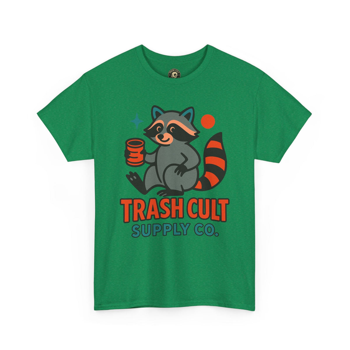 Trash Cult Supply Co. Unisex Heavy Cotton Tee, Eco-Friendly Tee, Gift for Raccoon Lovers, Cute Graphic T-Shirt, Trendy Streetwear, [...]