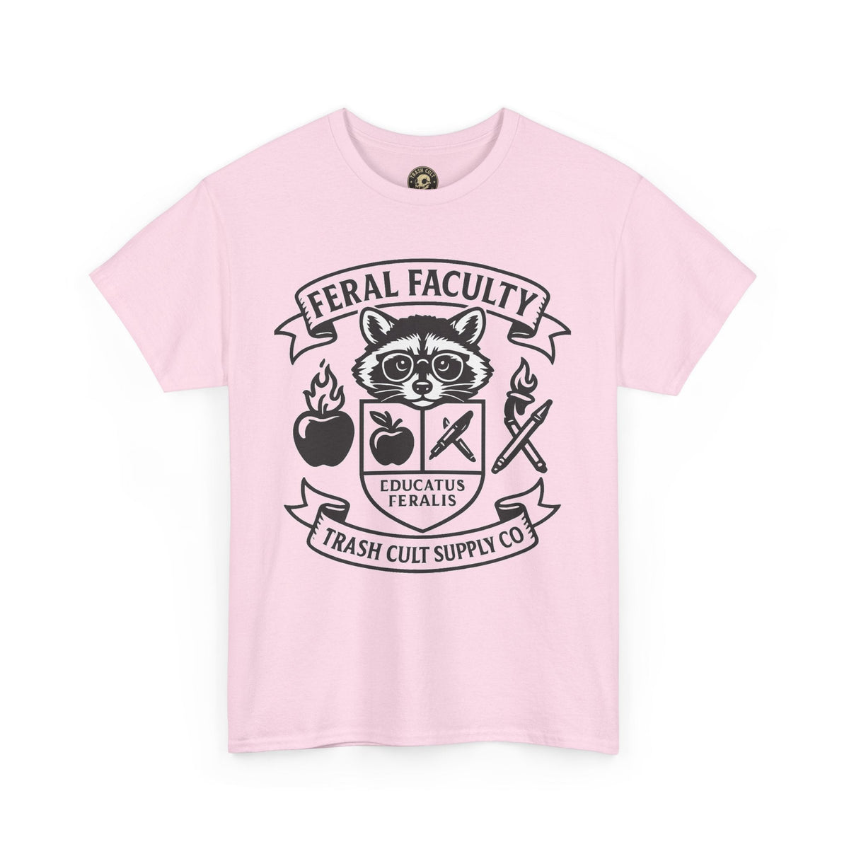 Feral Faculty Tee, Fun Teacher Shirt, Animal Lover Gift, Cool Graphic Tee, Casual Everyday Wear, Unisex Cotton T-Shirt
