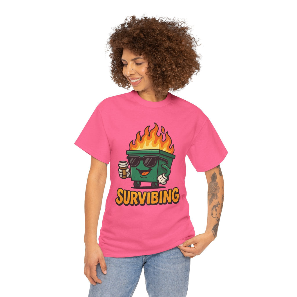Survibing Shirt – High Visibility Safety Colors – Gildan 5000 Unisex Tee
