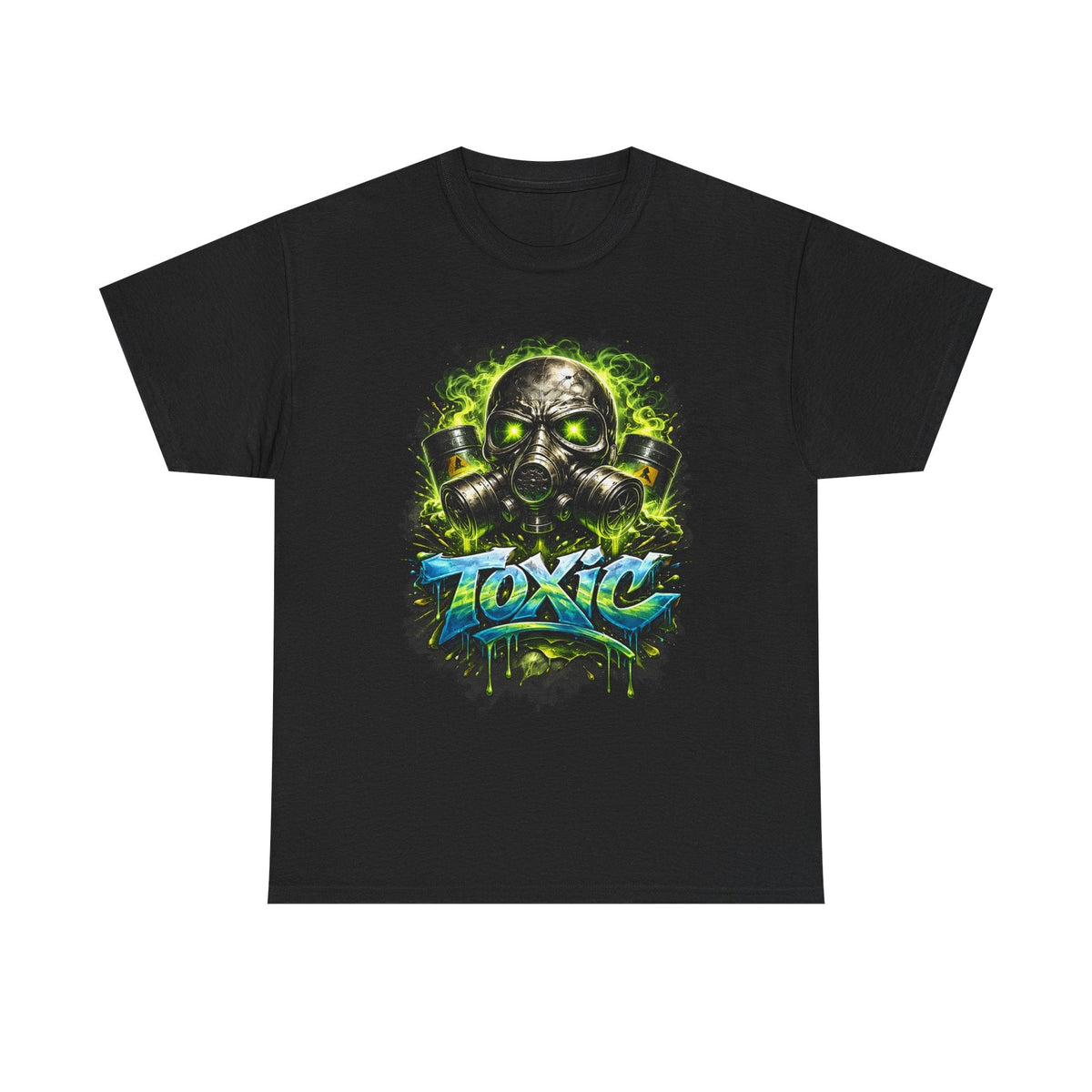 T-Shirt — Toxic Gas Mask Skull Graphic Tee