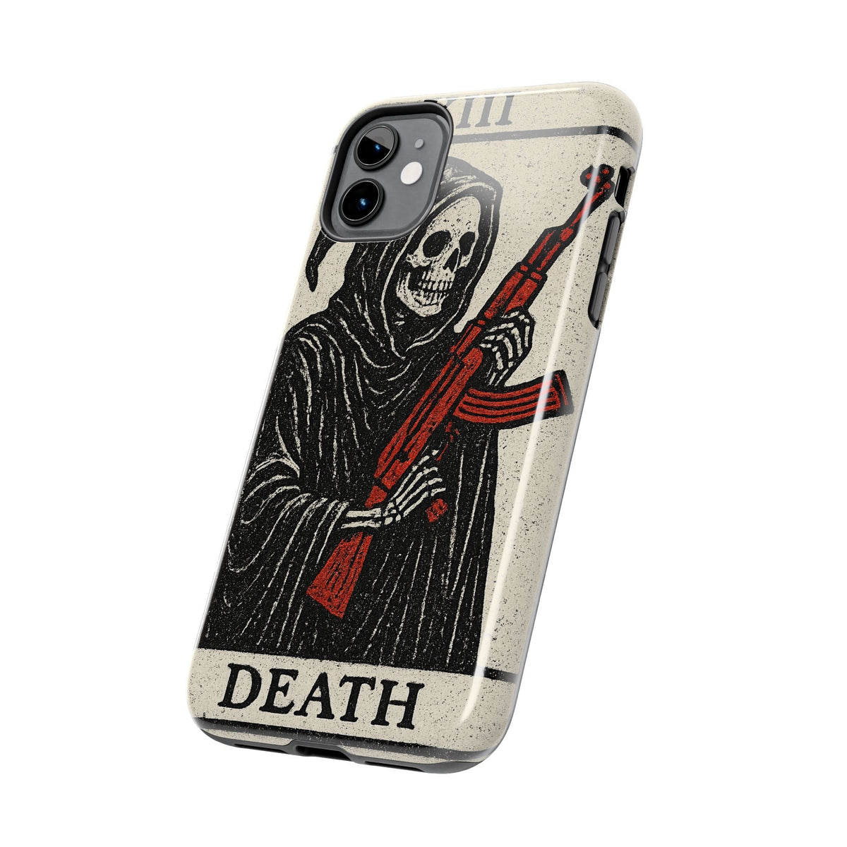 Grim Reaper Phone Case, Tough Phone Case for Gamers, Unique Smartphone Accessories, Halloween Decor, Death-Inspired Gift