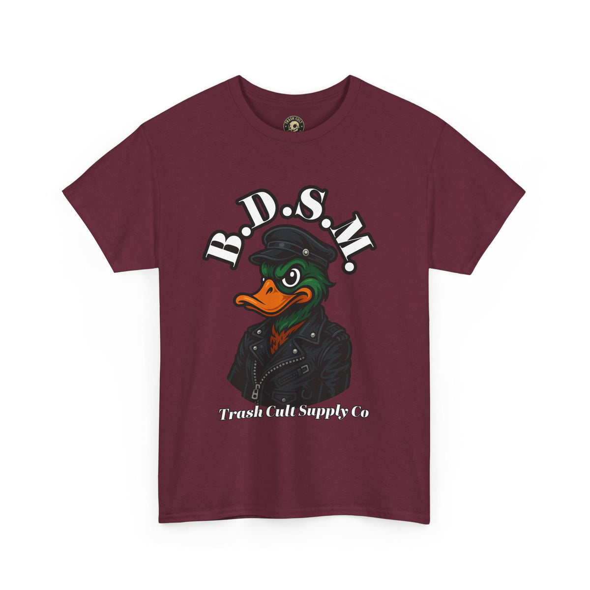 BDSM Mallard Duck Biker Shirt – Funny Biker Duck Tee on Gildan 5000