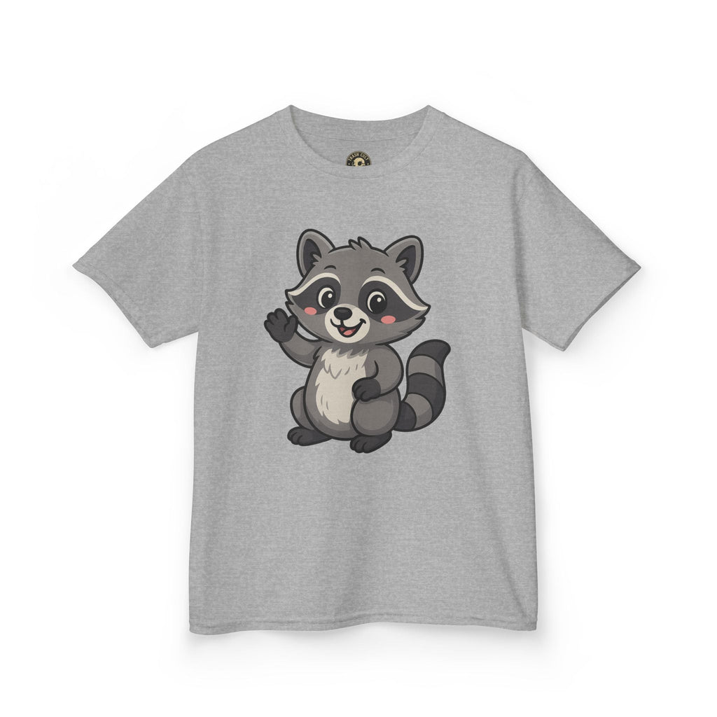 Cute Raccoon Kids T-Shirt, Fun Animal Graphic Tee for Boys and Girls, Birthday Gift, Playful Party Wear, Everyday Casual Shirt, Nature [...]