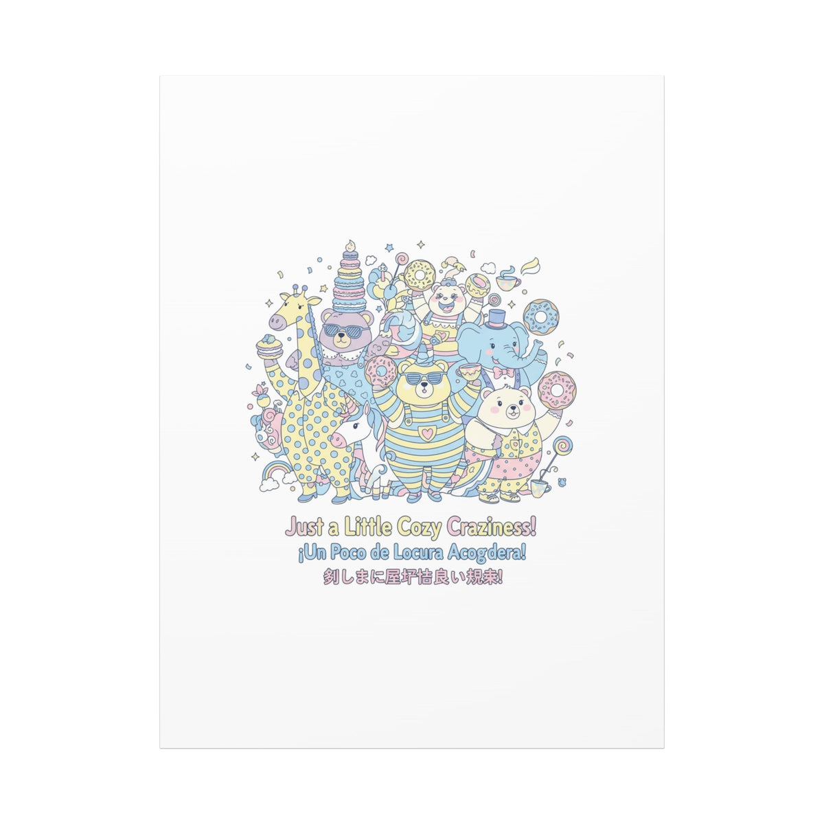 Cozy Craziness Canvas | mildly unhinged cute, whimsical weird