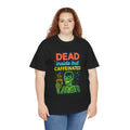 Unisex Skeleton Tee, Dead Inside But Caffeinated Shirt, Funny Graphic Tee, Halloween Gift, Coffee Lover Shirt, Quirky Humor Top