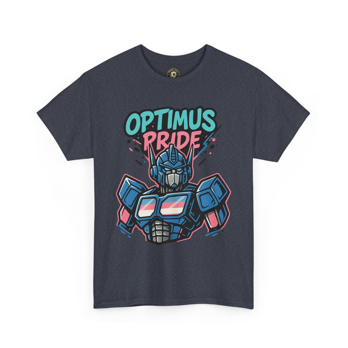 Optimus Pride T-Shirt – Trans Pride Robot Graphic Tee | Gildan 5000 Unisex Shirt