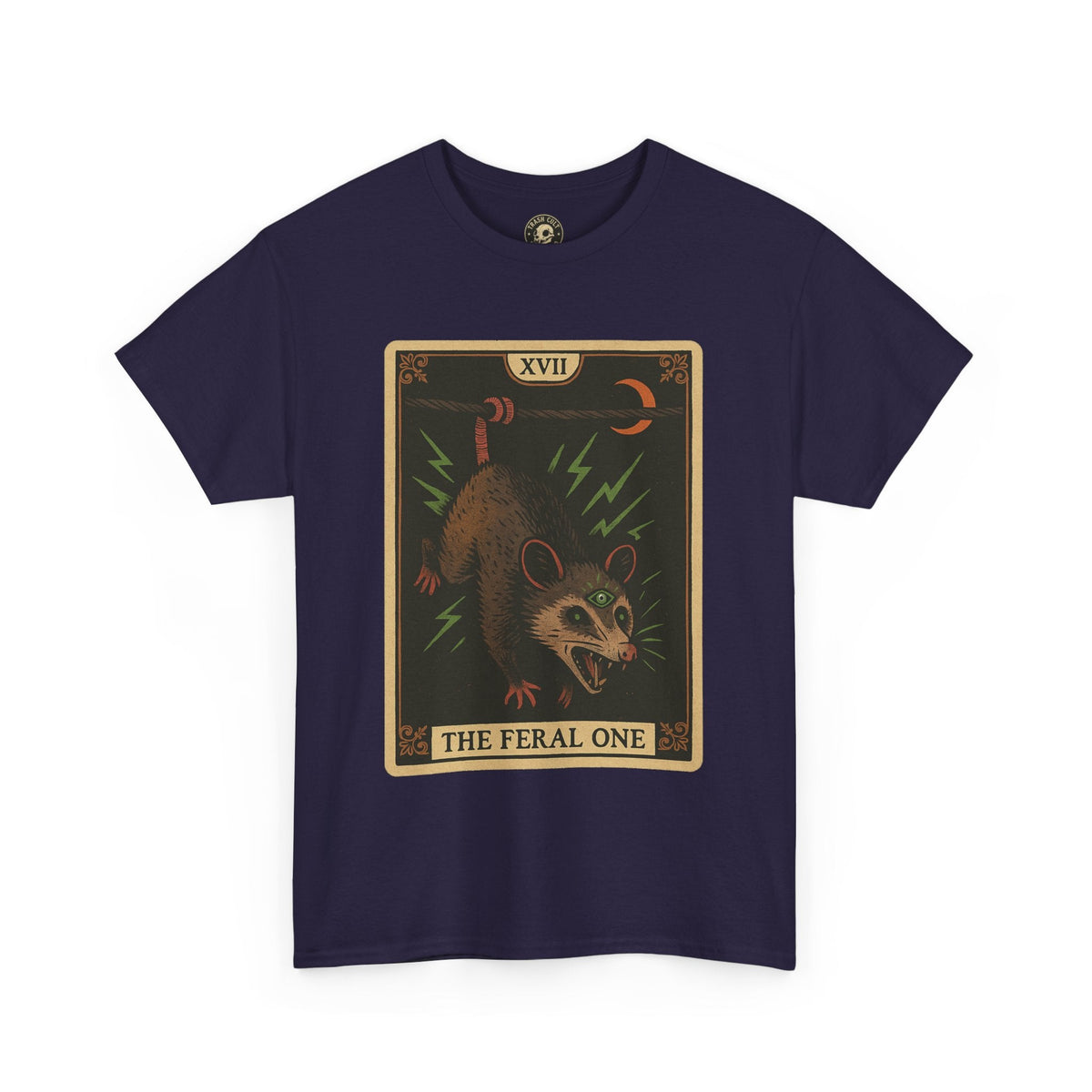 Feral One Graphic Tee - Quirky Unisex T-Shirt, Vintage Inspired, Animal Art, Casual Wear, Gifts for Him/Her