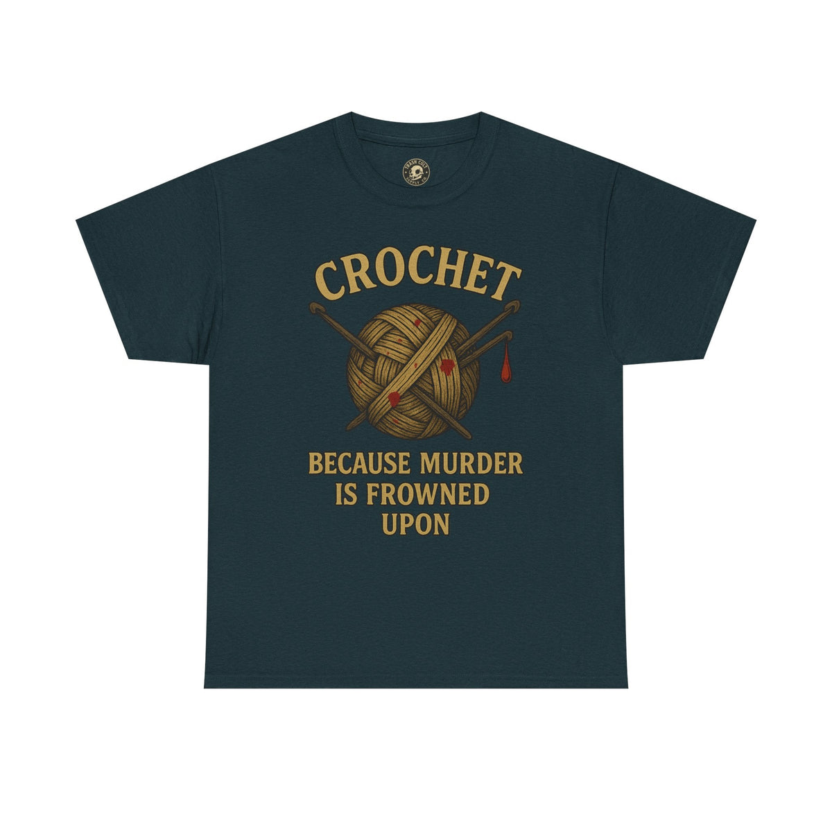 Crochet Humor Tee - Perfect for Crafters, Knitters, and Yarn Lovers - Gifts for Birthdays, Christmas, Craft Parties, and More