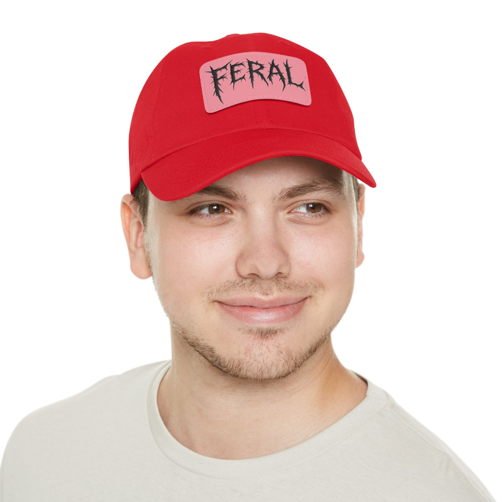 FERAL Embroidered Leather Patch Hat – Trash Cult Supply Co.