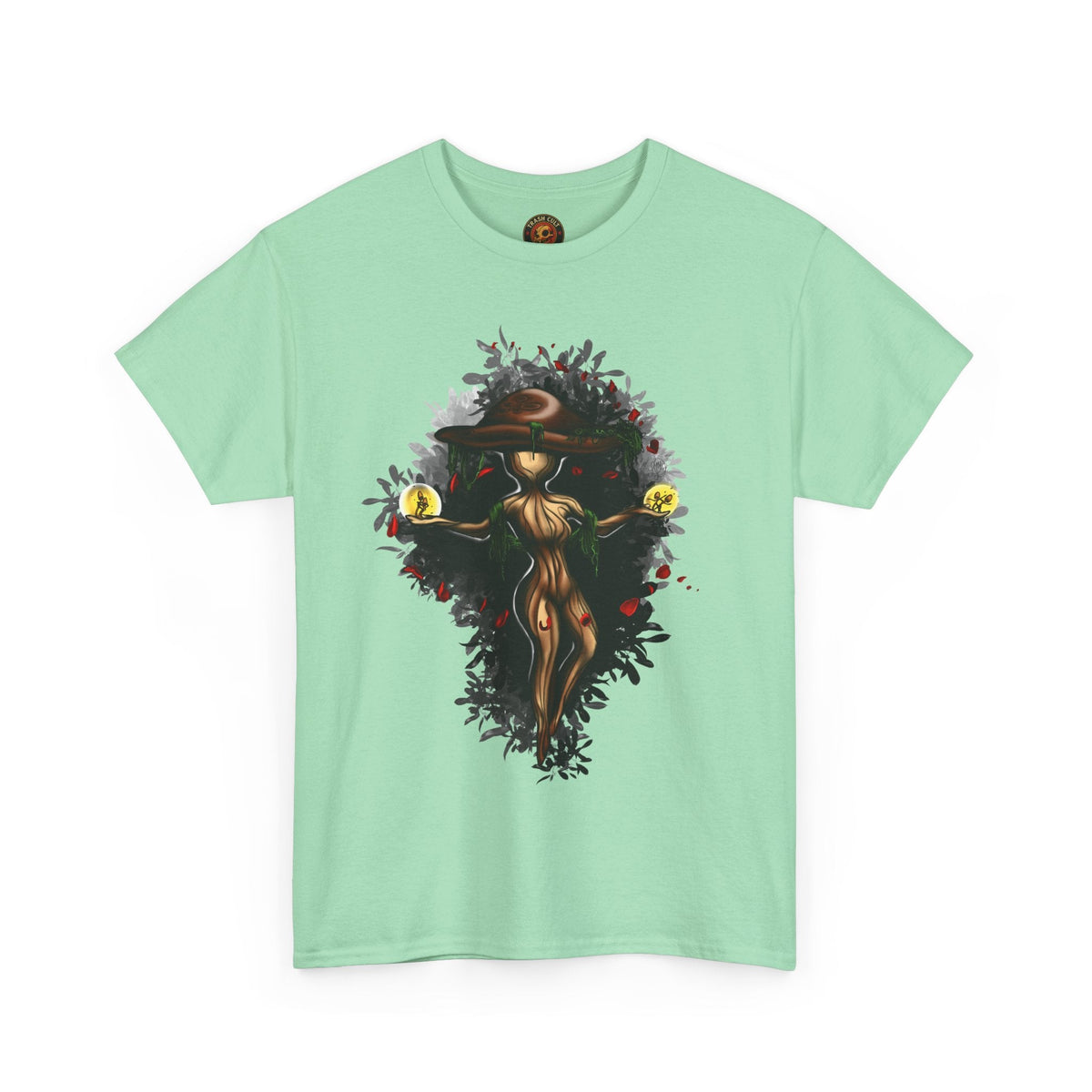 Mushroom Spirit T-Shirt – Lara Davenport x Trash Cult Supply Co. Collab (Gildan 5000)