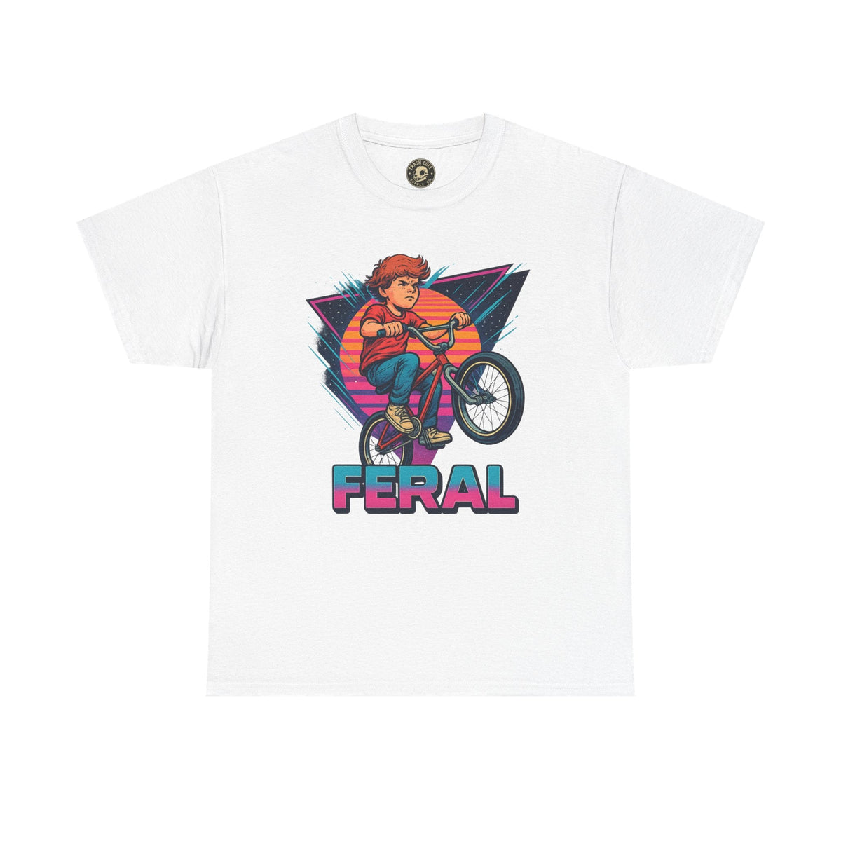 Feral BMX Adventure Tee – Ride Wild in Retro Style