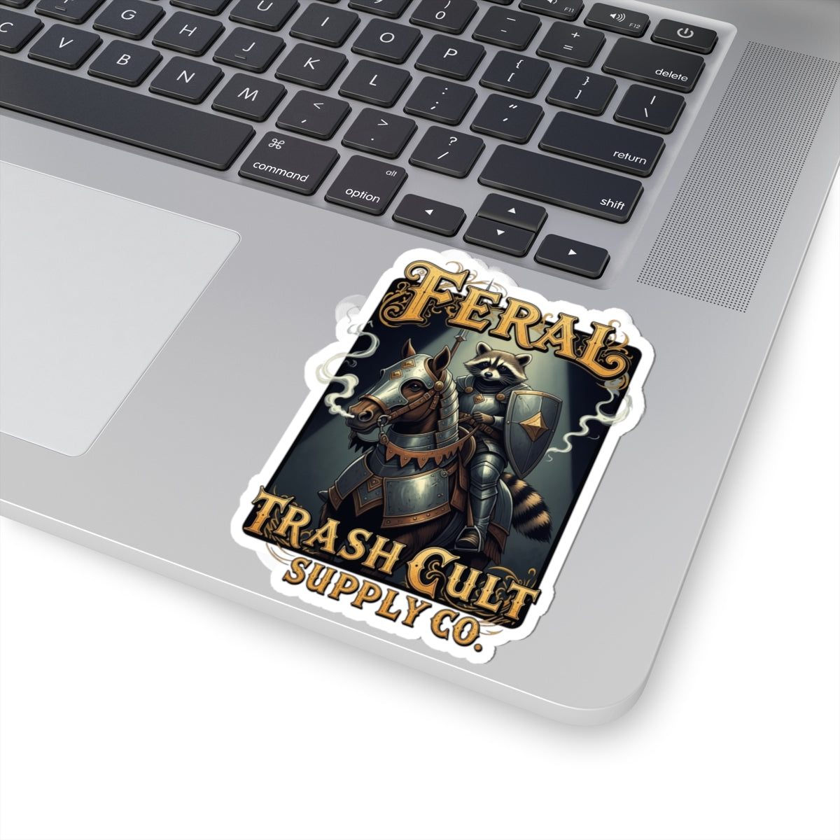 Feral Trash Cult Kiss-Cut Stickers, Unique Art Stickers, Laptop Decor, Gift for Friends, Stickers for Scrapbooking