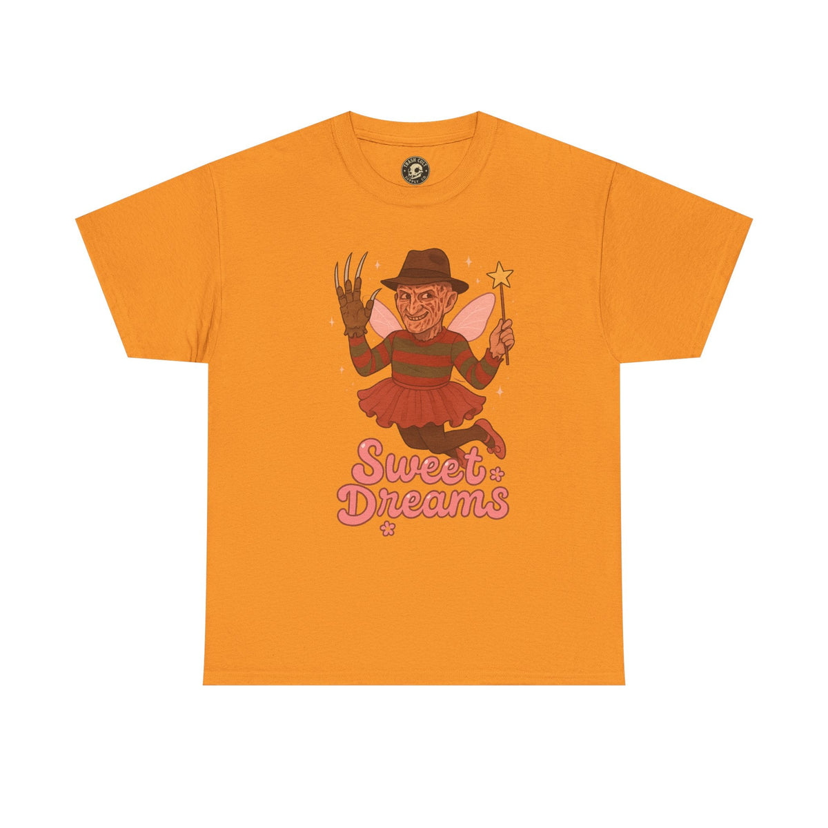 Freddy Krueger Fairy “Sweet Dreams” Funny Horror Parody T-Shirt – Gildan 5000