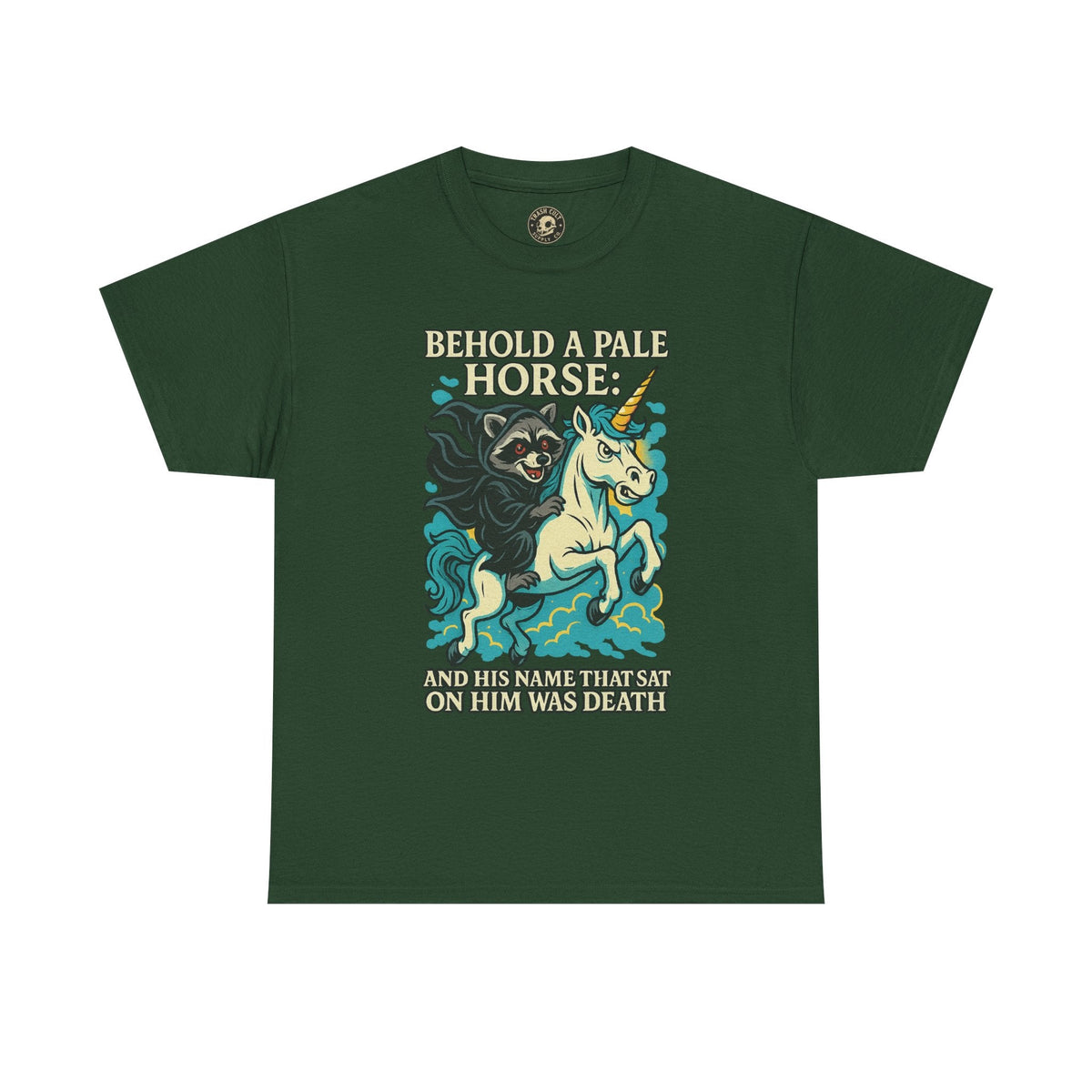 Behold a Pale Horse – Raccoon of Death Shirt | Gildan 5000 Unisex Tee