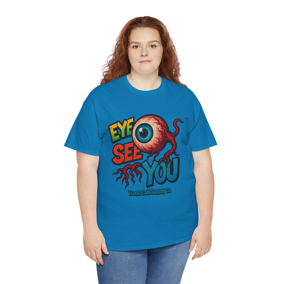 Eye See You Shirt – Creepy Eyeball Graphic Tee – Gildan 5000 Unisex