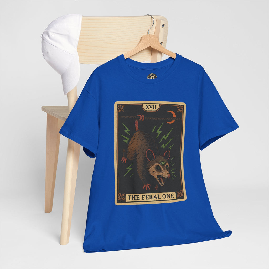 Feral One Graphic Tee - Quirky Unisex T-Shirt, Vintage Inspired, Animal Art, Casual Wear, Gifts for Him/Her