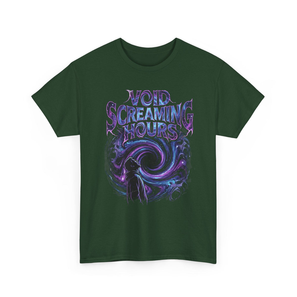 Void Screaming Hours Tee — Gothic Cosmic Horror T‑Shirt