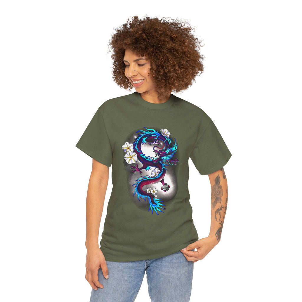 Electric Dragon Tattoo T-Shirt – Lara Davenport x Trash Cult Supply Co. Collab (Gildan 5000)