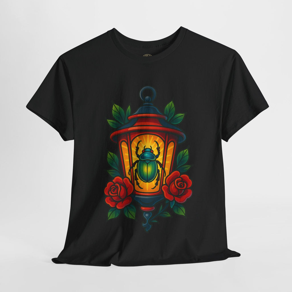 Vintage Lantern Beetle Unisex Heavy Cotton Tee - Eccentric Nature Lover Gift, 90s Aesthetic T-Shirt, Botanical Art Apparel, Summer [...]