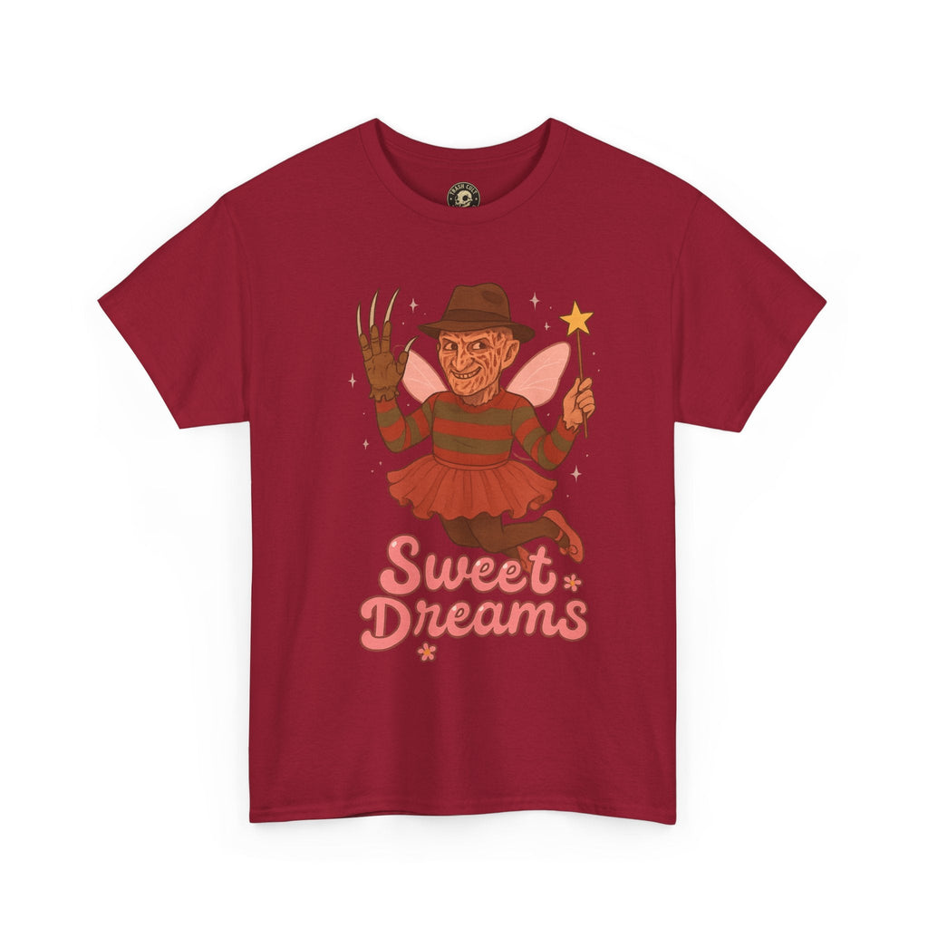 Freddy Krueger Fairy “Sweet Dreams” Funny Horror Parody T-Shirt – Gildan 5000
