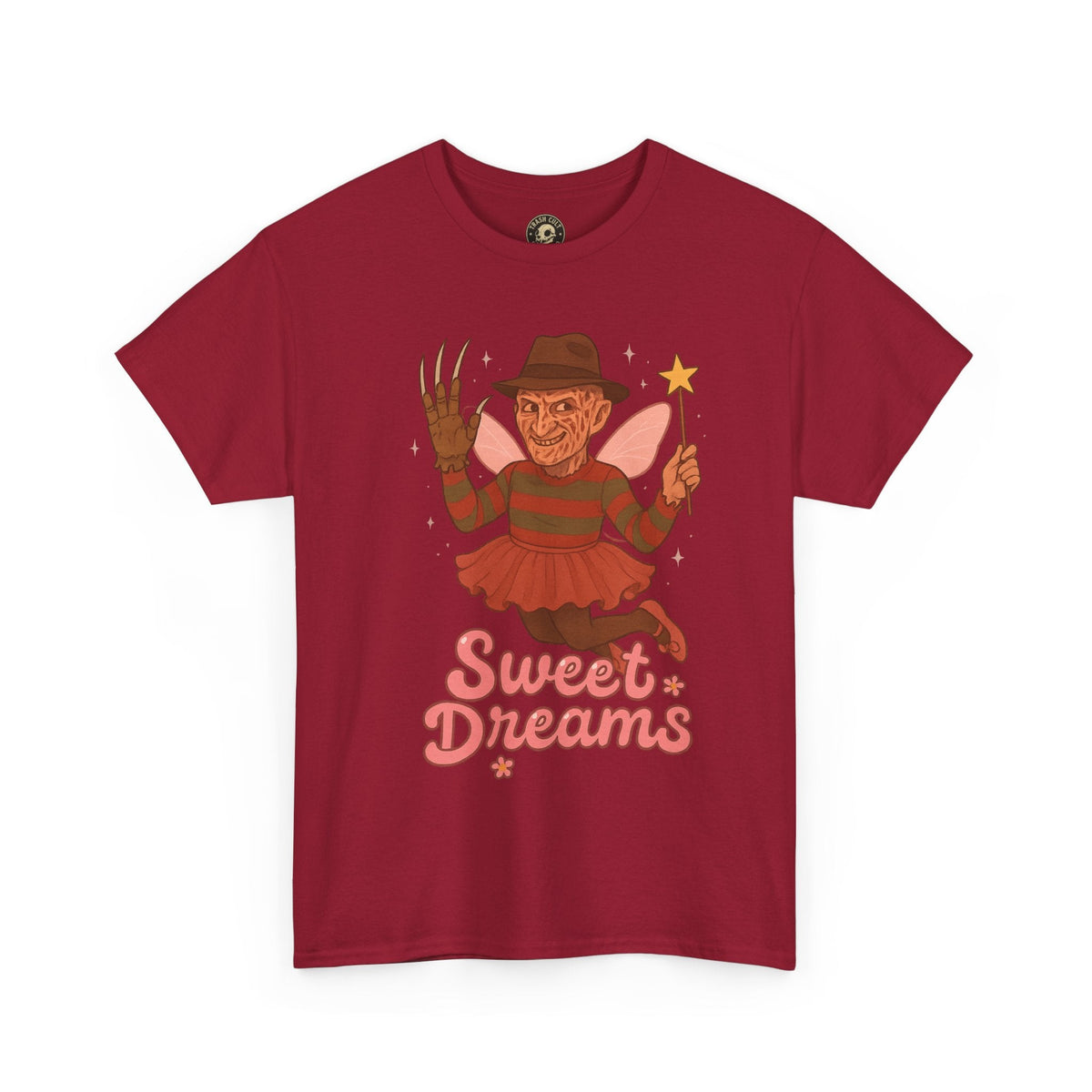 Freddy Krueger Fairy “Sweet Dreams” Funny Horror Parody T-Shirt – Gildan 5000