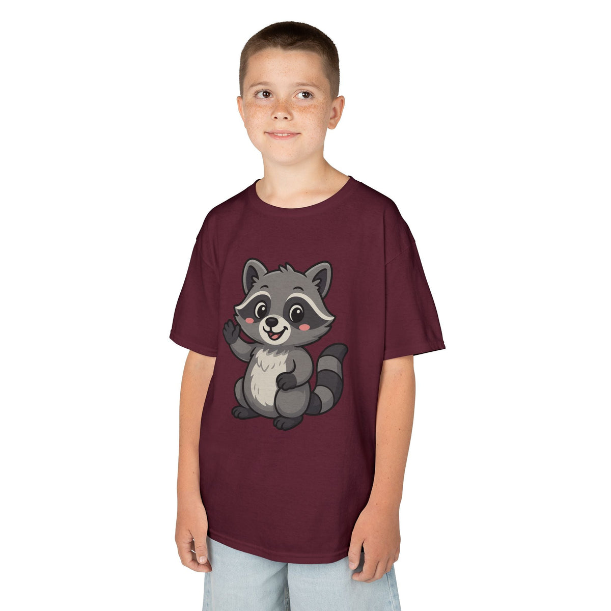 Cute Raccoon Kids T-Shirt, Fun Animal Graphic Tee for Boys and Girls, Birthday Gift, Playful Party Wear, Everyday Casual Shirt, Nature [...]