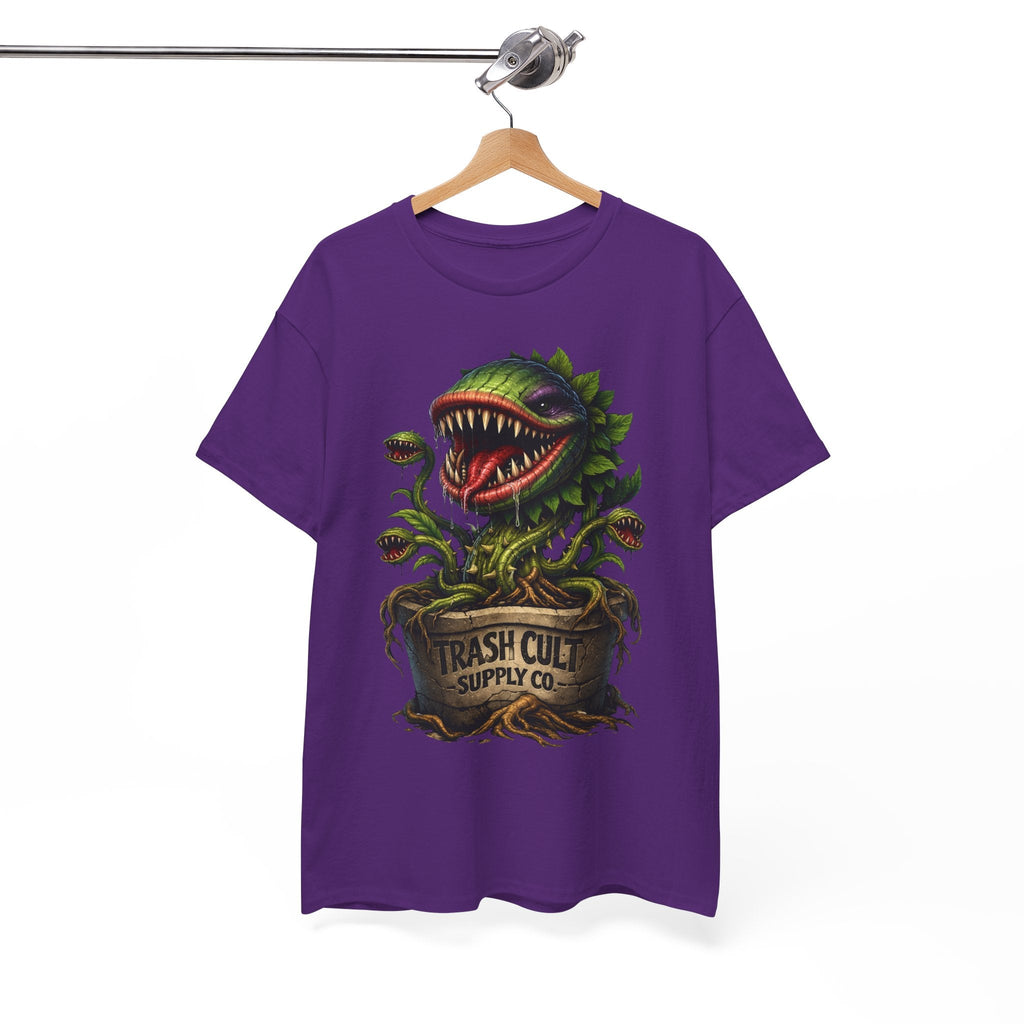 Carnivorous Plant Graphic Tee — "Trash Cult Supply Co." Potted Monster Shirt