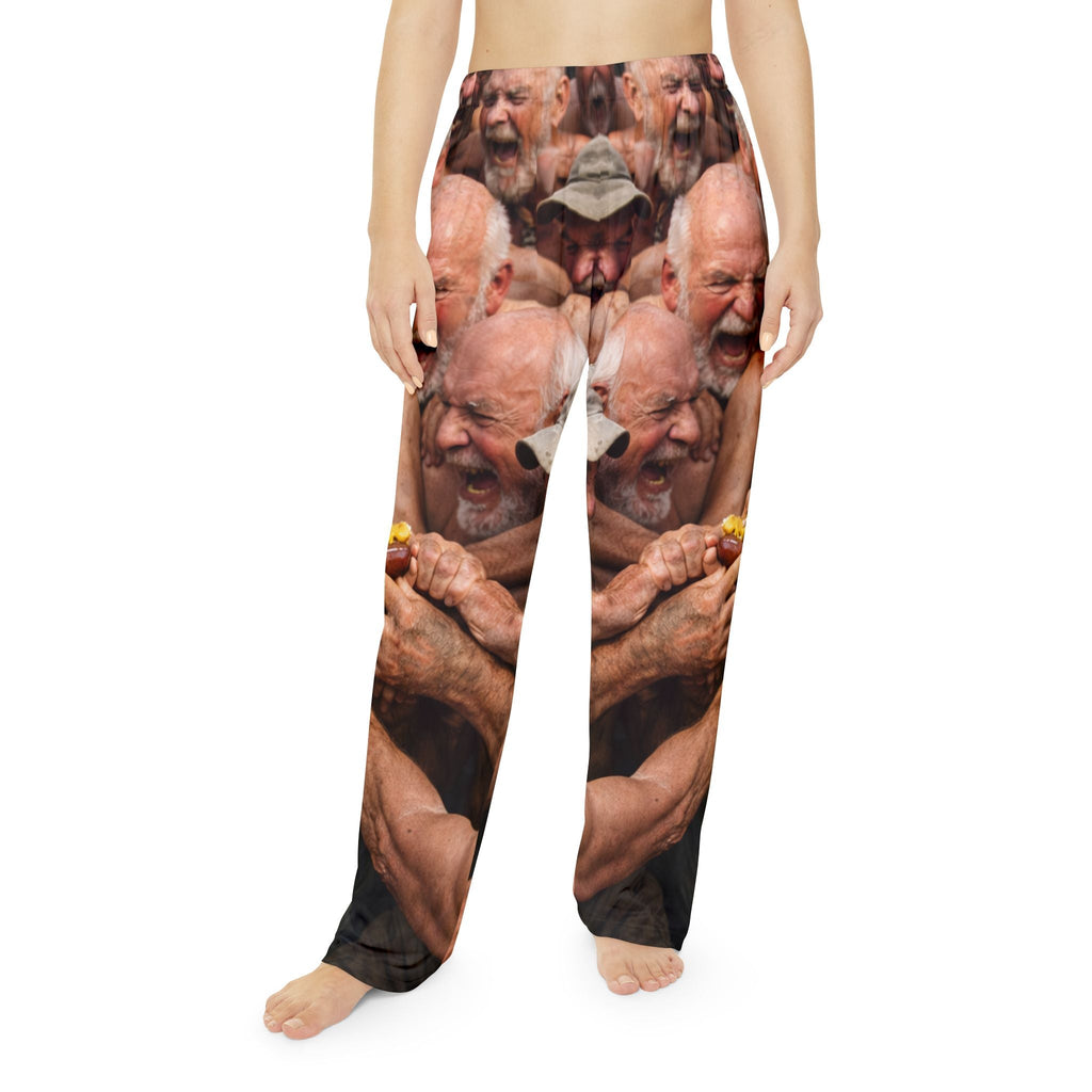 Mustard Madness Pajama Pants – Old Men, One Hot Dog, Zero Dignity