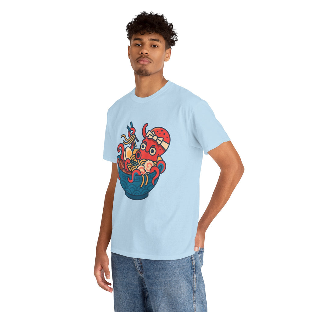 Octopus Ramen Bowl Shirt – Funny Japanese Noodle Graphic Tee