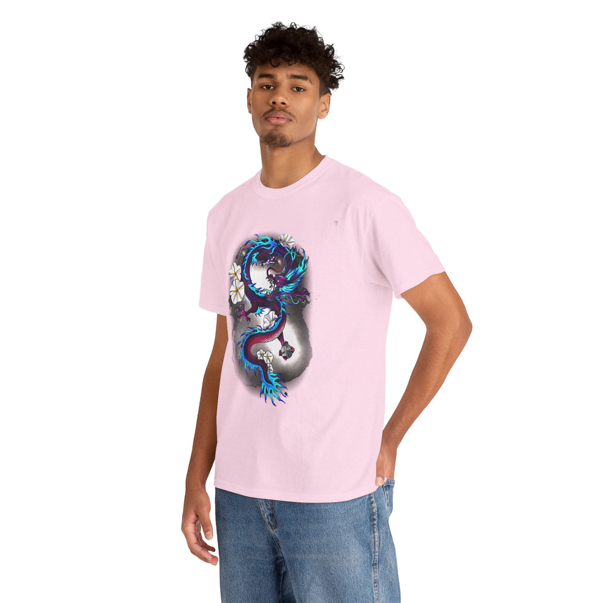 Electric Dragon Tattoo T-Shirt – Lara Davenport x Trash Cult Supply Co. Collab (Gildan 5000)