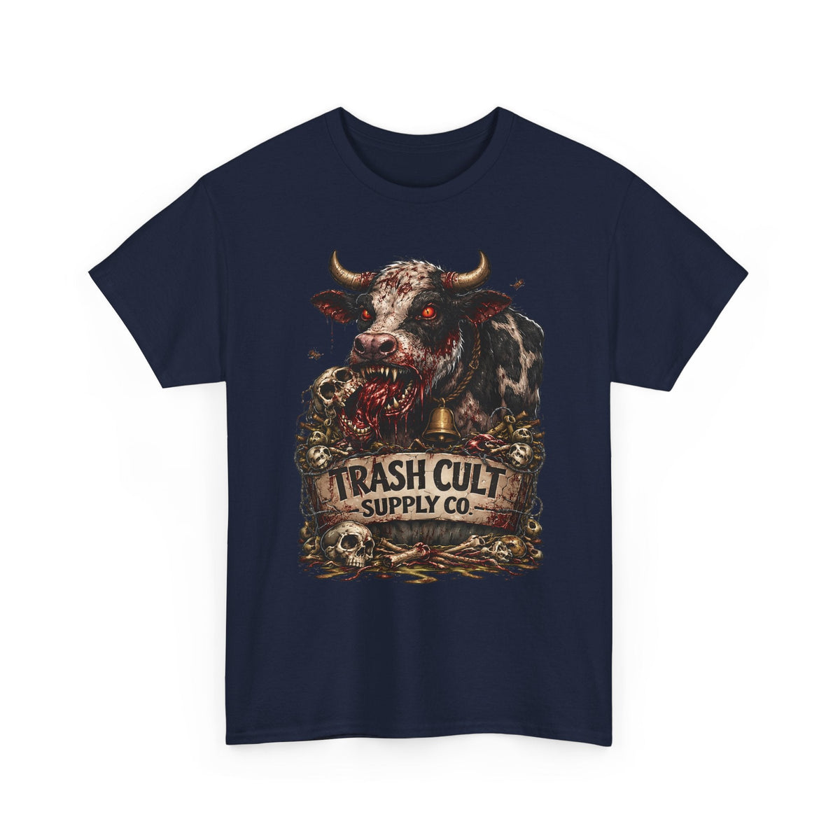 Trash Cult Supply Co. Cow Skull Tee
