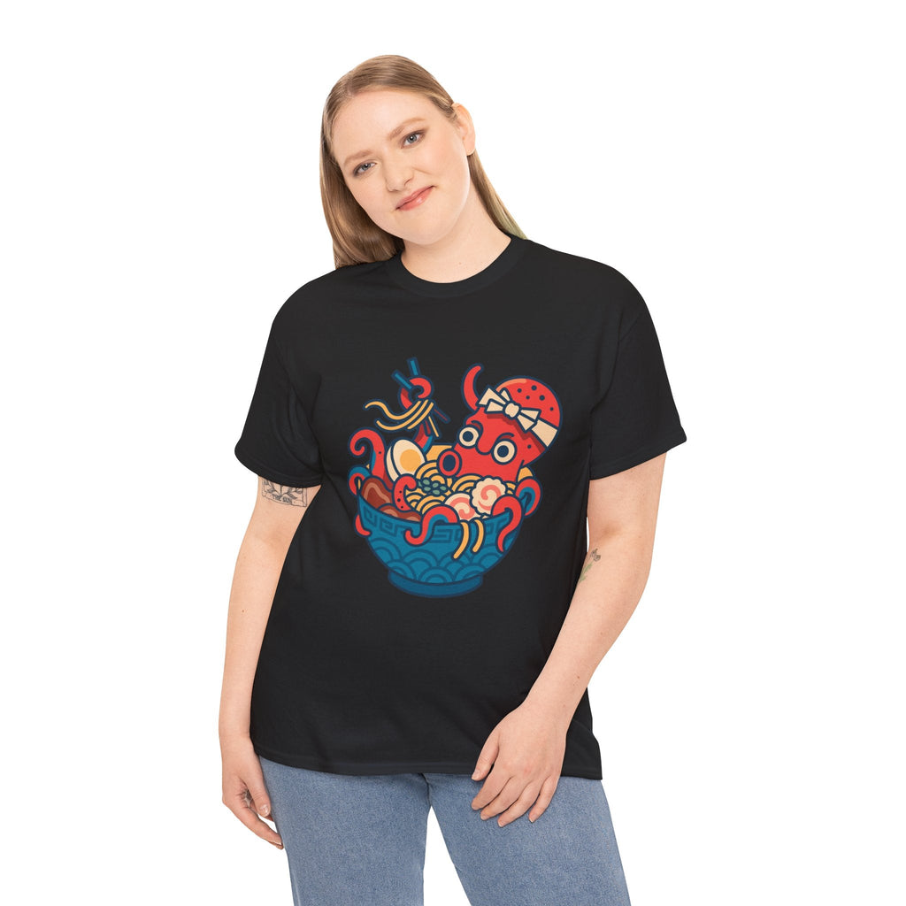 Octopus Ramen Bowl Shirt – Funny Japanese Noodle Graphic Tee