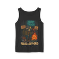 Camp Trash Raccoon Tank Top – Feral & Off-Grid Summer Shirt by Trash Cult